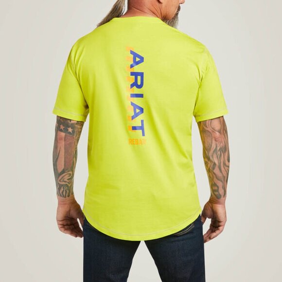 ARIAT Rebar Workman Logo T-Shirts Lot of 2 Men's Large L Sulphur Spring NWT - Picture 1 of 7